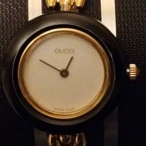 GUCCI Change Bezel Watch and bezel Only / Quartz Gold Ladies Women Authentic